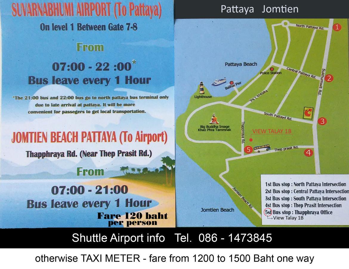 View Talay 1B Studio Pattaya Exterior foto